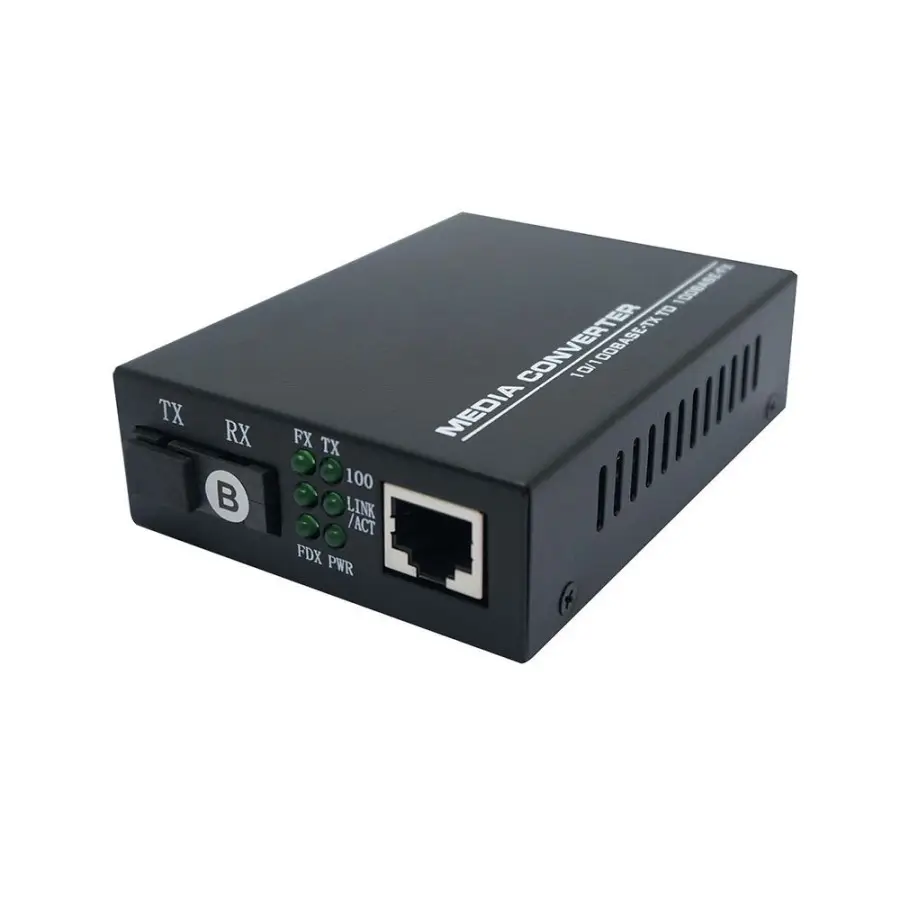 100M WDM SC to 100Base-TX Media Converter (unmanaged) MCFE