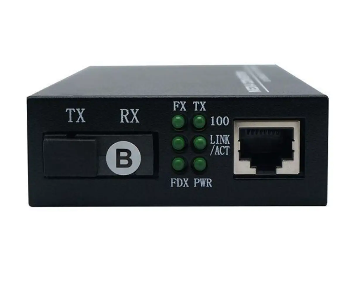 100M WDM SC to 100Base-TX Media Converter (unmanaged) MCFE