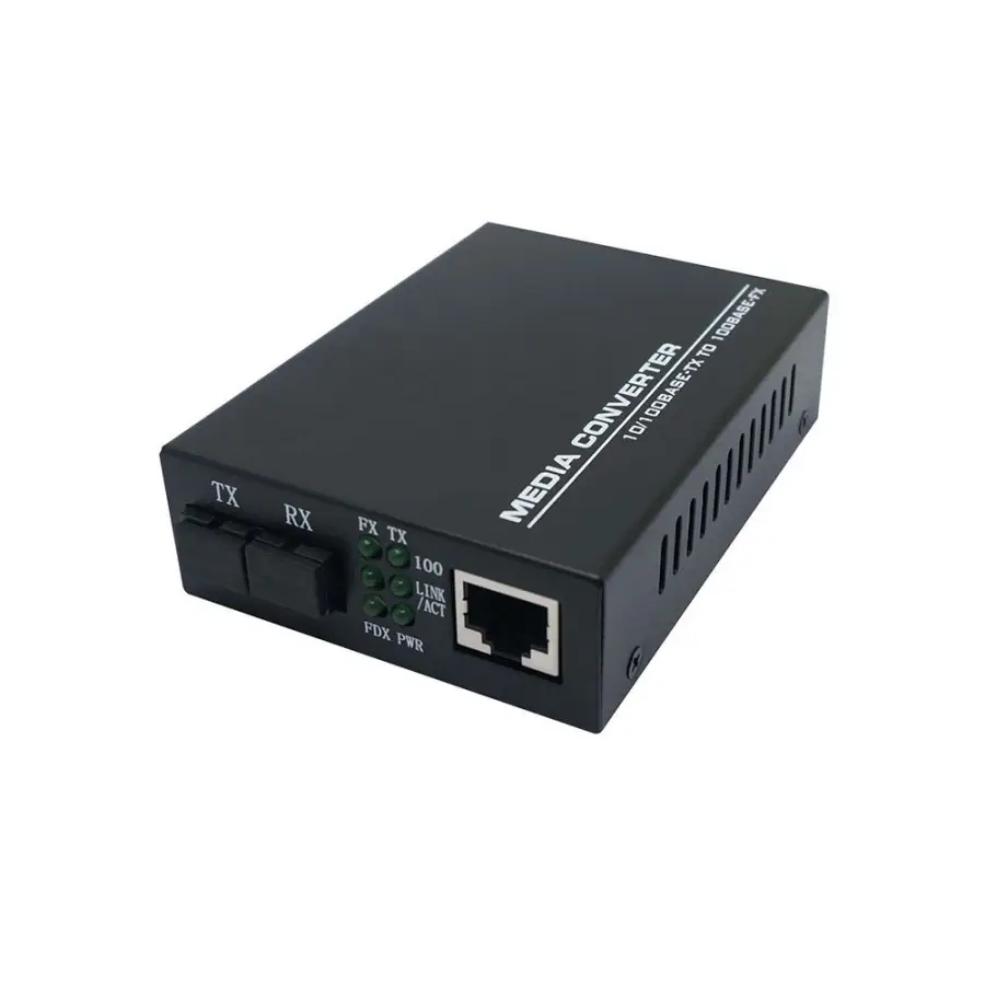 100M SC to 100Base-TX Media Converter (unmanaged) MCFE