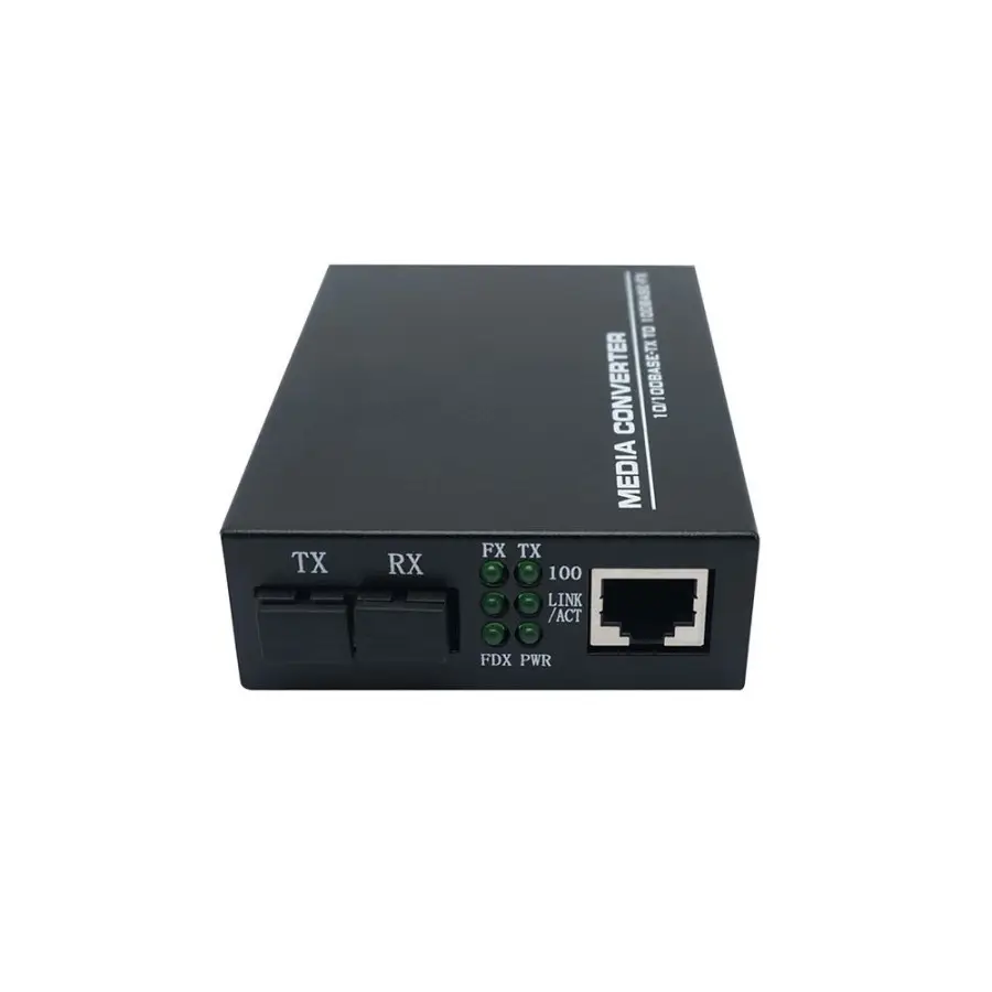 100M SC to 100Base-TX Media Converter (unmanaged) MCFE