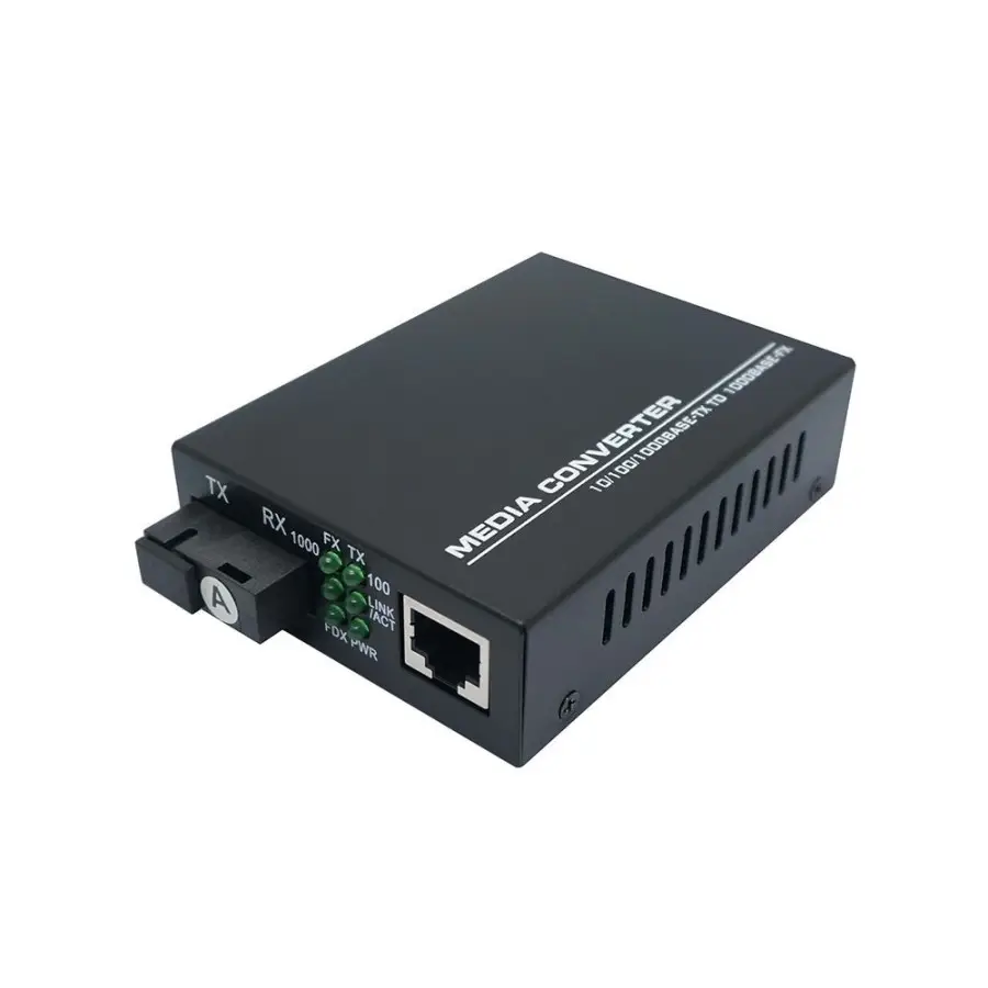 1G медиаконвертер WDM SC > 1000Base-TX (Unmanaged) MCGE