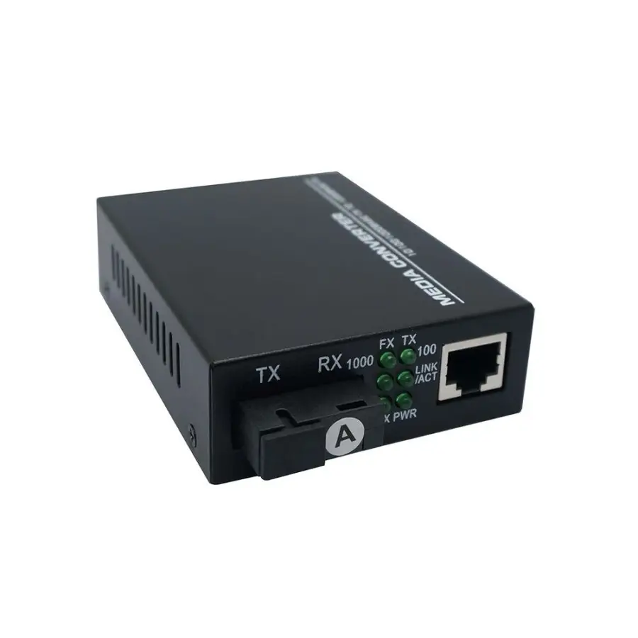 1G медиаконвертер WDM SC > 1000Base-TX (Unmanaged) MCGE