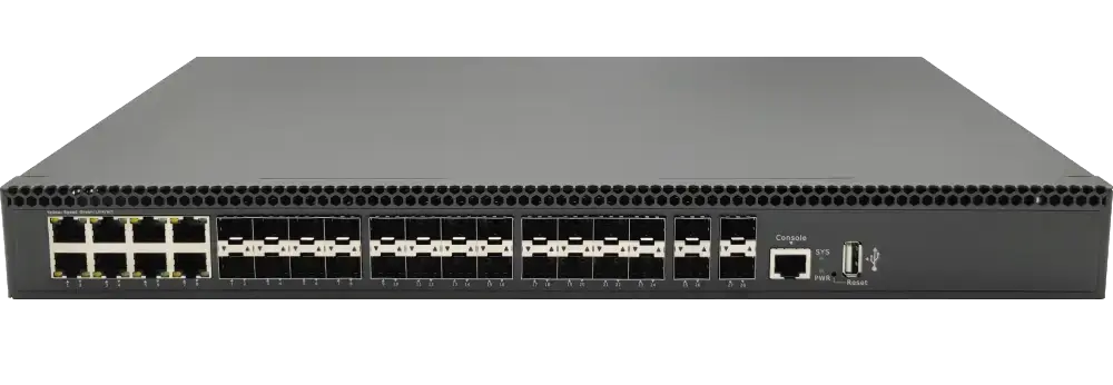ESW-20GX8GC — L2+ switch, 28× SFP (16× 100/1000 + 4× 2.5G) + 8× Combo, 68 Gbps