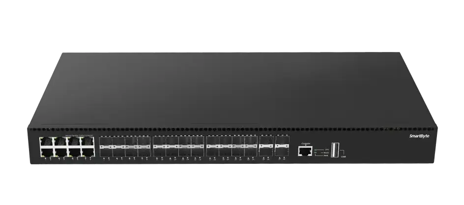 4NET ESW-4XS16GX8GC Managed L2+ Switch 16×SFP + 8×Combo + 4×10G SFP+, VLAN, QoS, IPv4/IPv6